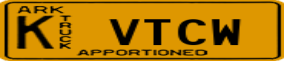 Truck License Plate