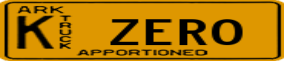 Truck License Plate