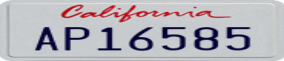 Truck License Plate
