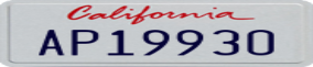 Truck License Plate
