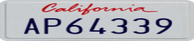 Truck License Plate