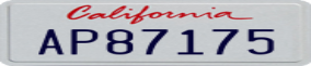 Truck License Plate