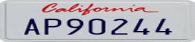 Truck License Plate