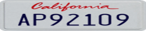 Truck License Plate