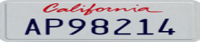 Truck License Plate