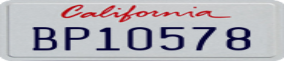 Truck License Plate