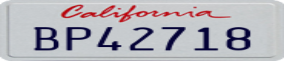 Truck License Plate