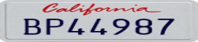 Truck License Plate