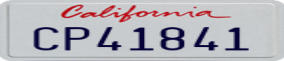 Truck License Plate