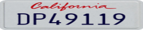 Truck License Plate