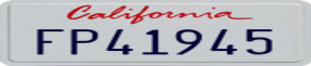 Truck License Plate