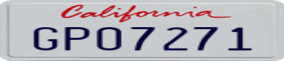 Truck License Plate