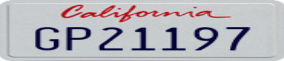 Truck License Plate