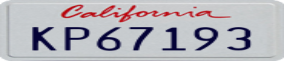 Truck License Plate