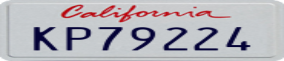 Truck License Plate