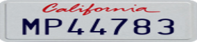 Truck License Plate