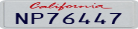 Truck License Plate