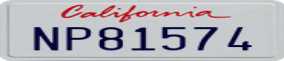 Truck License Plate