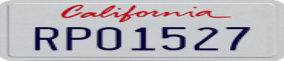 Truck License Plate