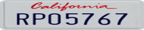 Truck License Plate