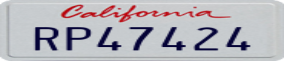 Truck License Plate