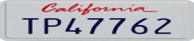 Truck License Plate