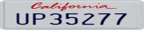 Truck License Plate