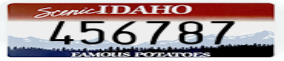 Truck License Plate