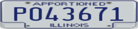 Truck License Plate