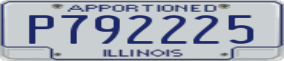 Truck License Plate