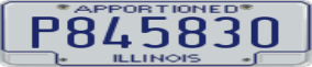 Truck License Plate