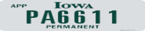 Truck License Plate