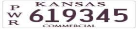 Truck License Plate