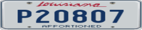 Truck License Plate