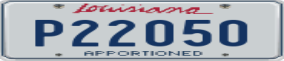 Truck License Plate