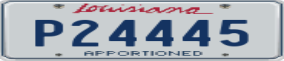 Truck License Plate