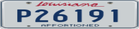 Truck License Plate