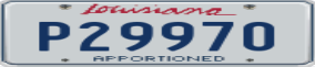 Truck License Plate