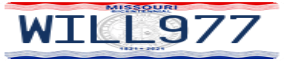 Truck License Plate