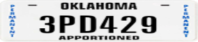 Truck License Plate