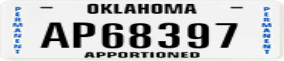 Truck License Plate