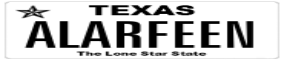 Truck License Plate