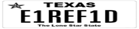 Truck License Plate