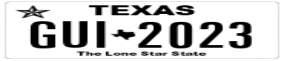 Truck License Plate
