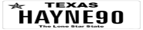 Truck License Plate