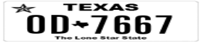 Truck License Plate