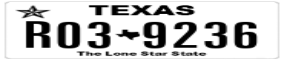 Truck License Plate