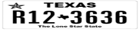 Truck License Plate