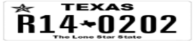 Truck License Plate