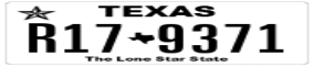 Truck License Plate